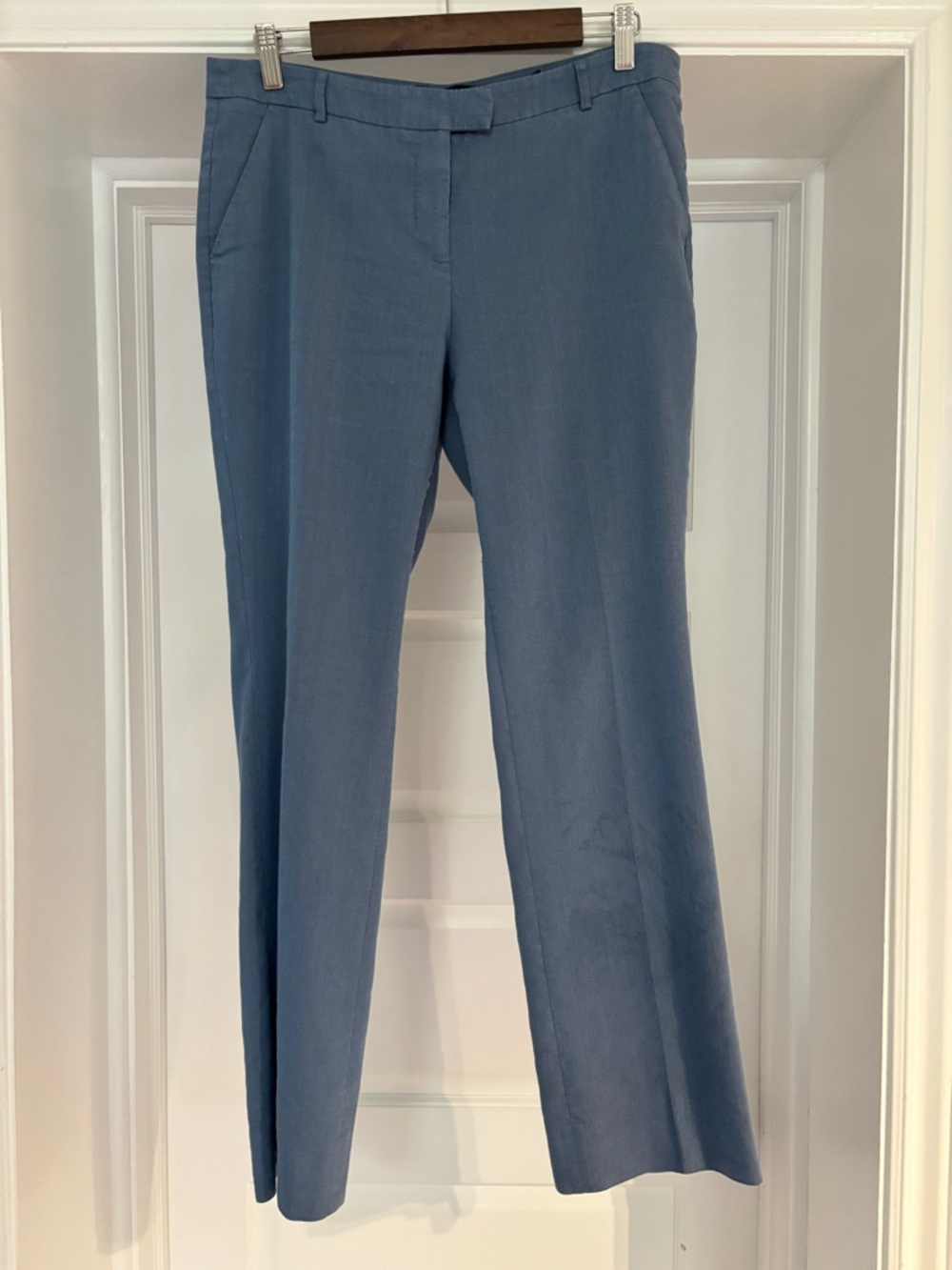RW&Co | Light Blue Linen-Blend Pants